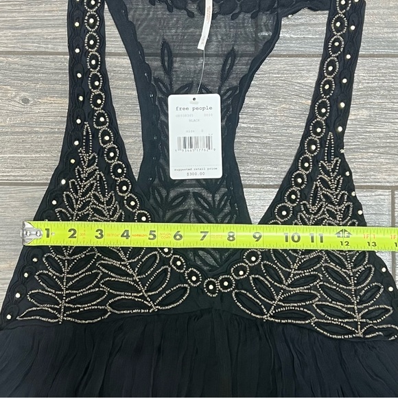 LAST ONE NWT $300 Fee People Twilight Mini Dress Black Small S Cocktail Party - Picture 14 of 16